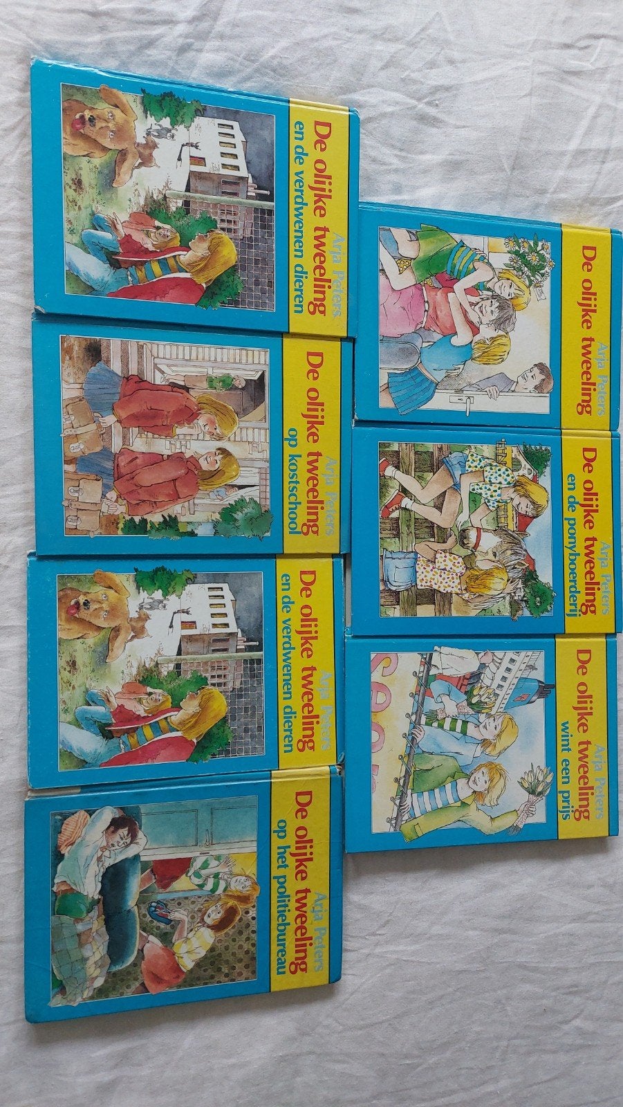 De Olijke Tweeling Boeken - Set van 7, Ophalen of Verzenden, Gelezen, Aja Peters, Fictie