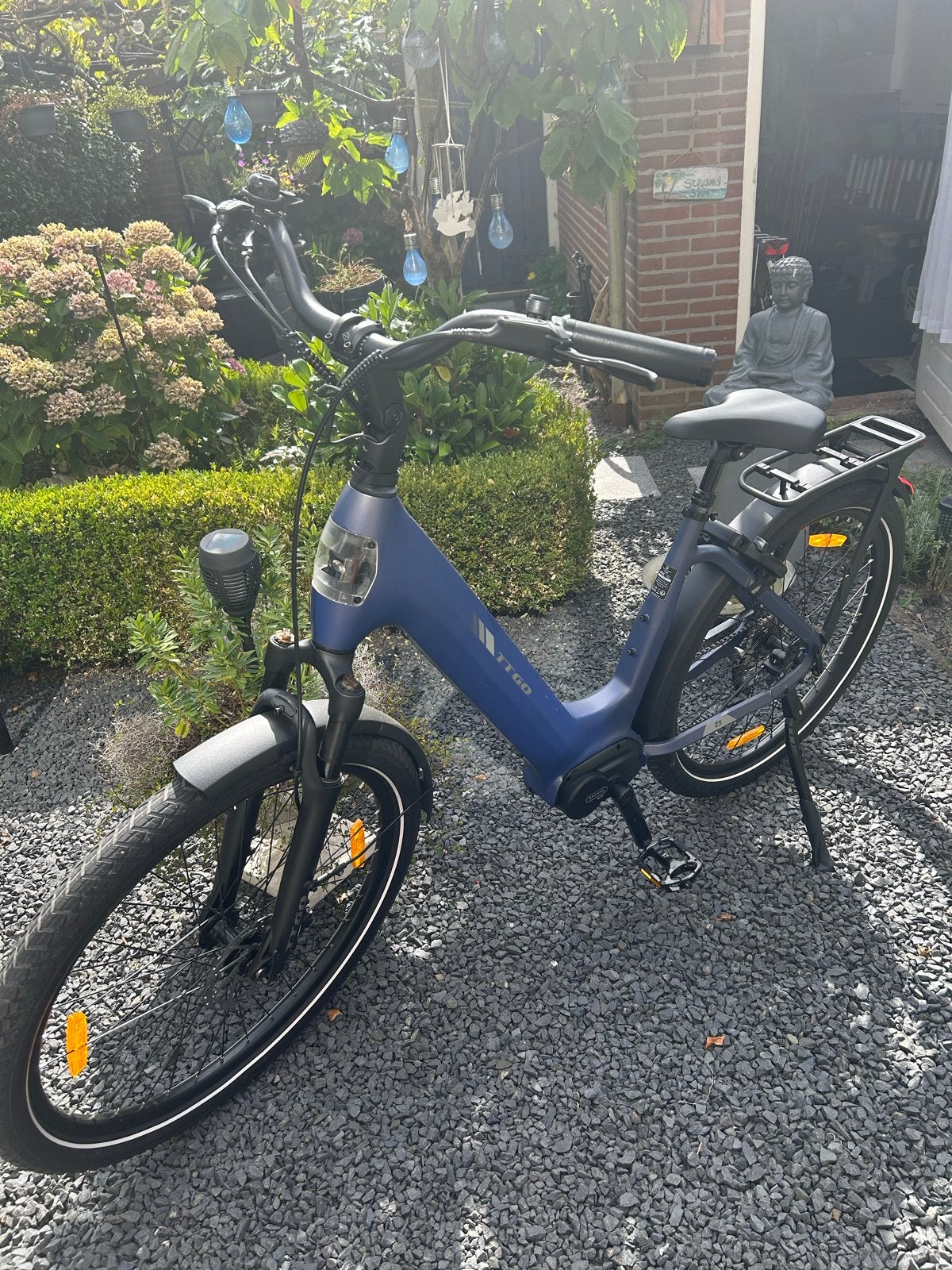 Nieuwe TTGO elektrische fiets met Bafang middenmotor - Blauw, Nieuw, 51 tot 55 cm, 50 km per accu of meer, Ophalen