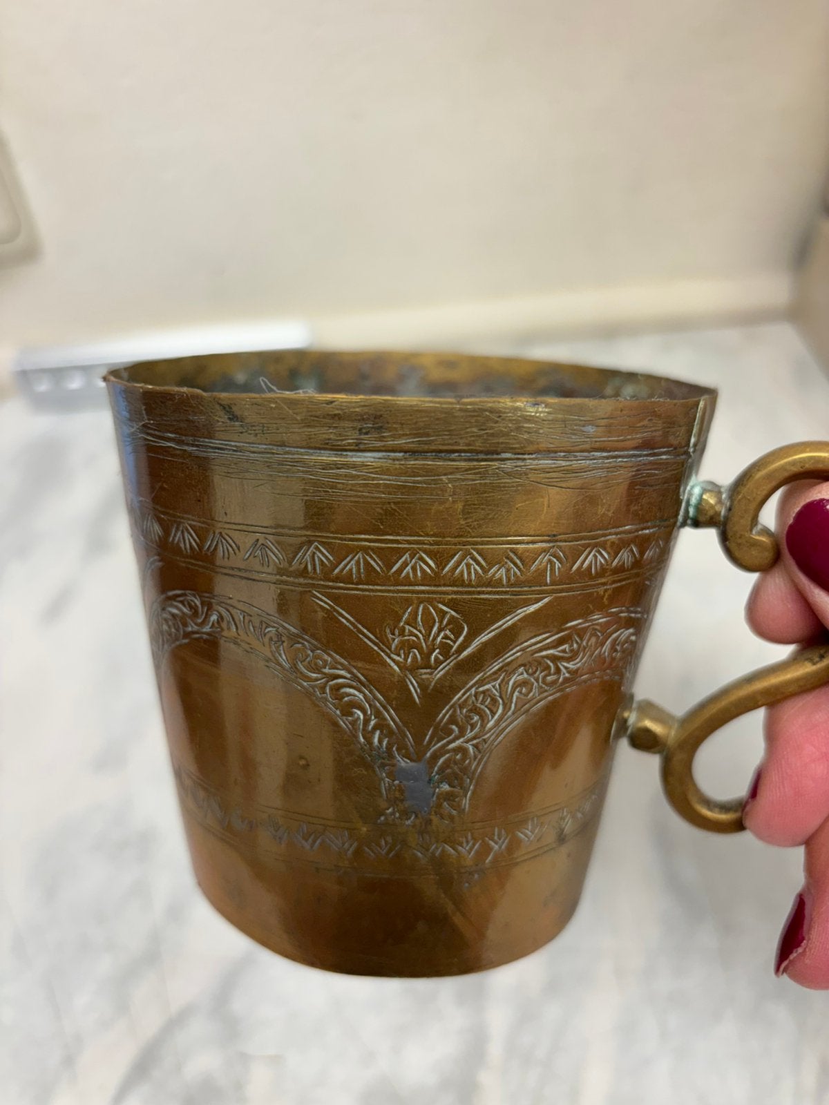 Koper beker, Ophalen of Verzenden