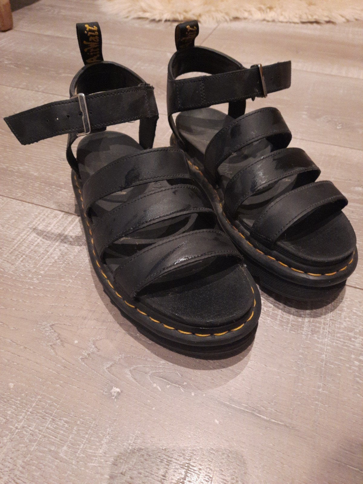 Dr. Martens Sandalen Maat 41 Zwart, Verzenden, Zwart, Sandalen of Muiltjes, Dr. Martens