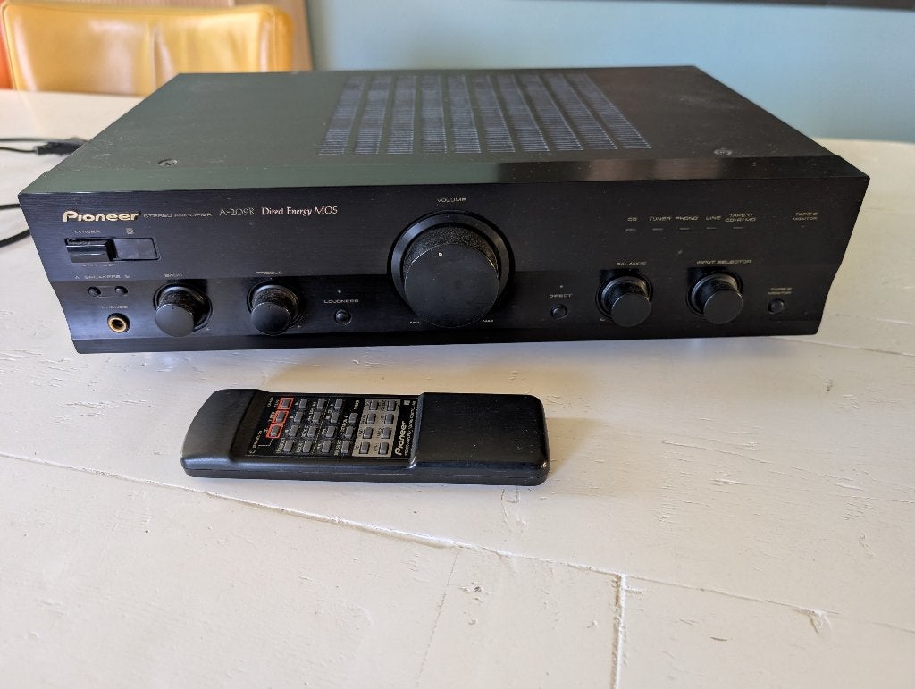 Pioneer A209R stereo versterker, Ophalen, Gebruikt, 60 tot 120 watt, Pioneer