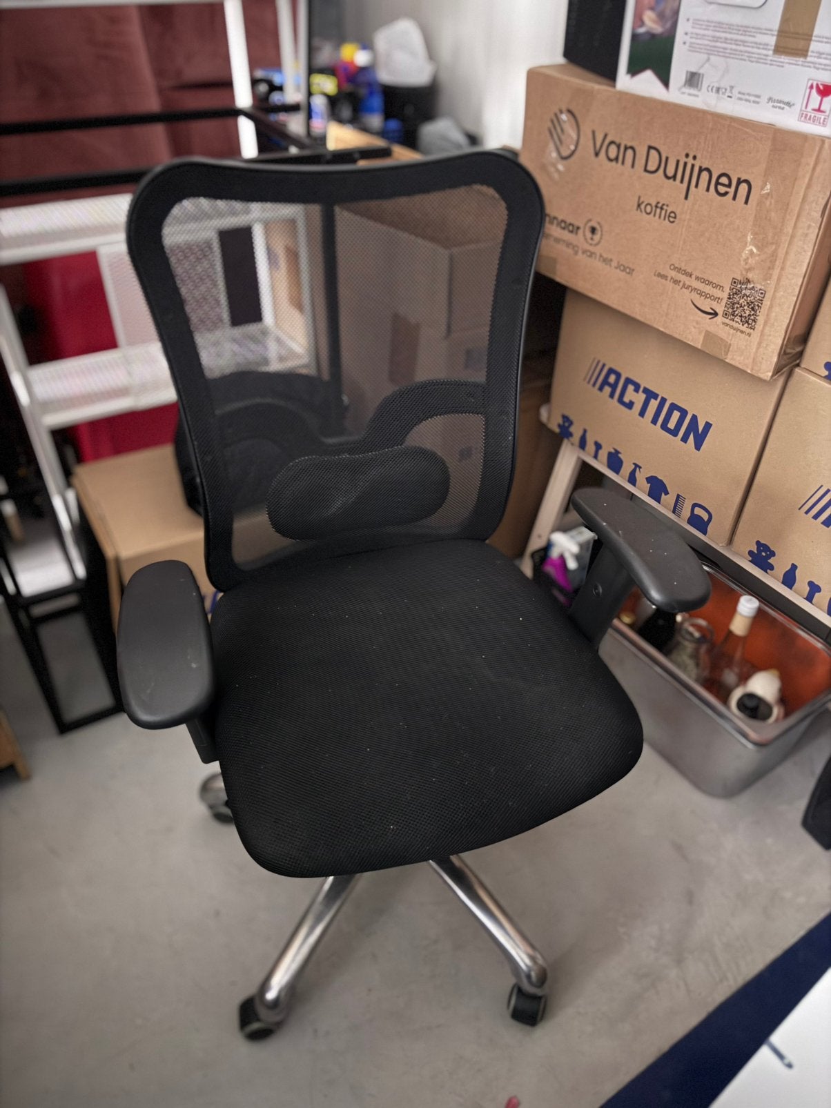 Desk chair, Ophalen, Ergonomisch, Gebruikt, Zwart