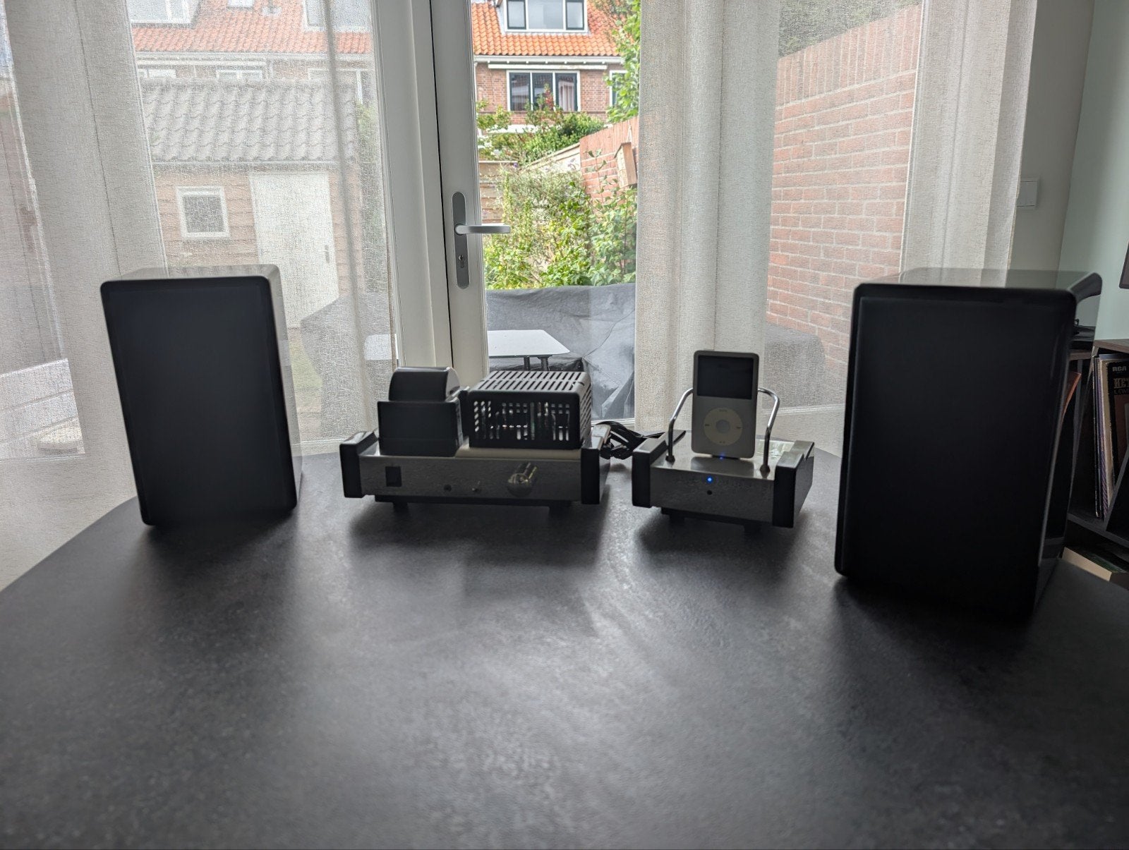 Fatman iTube buizenversterker met iPod dock en speakers, Gebruikt, Ophalen, Overige merken, Minder dan 60 watt