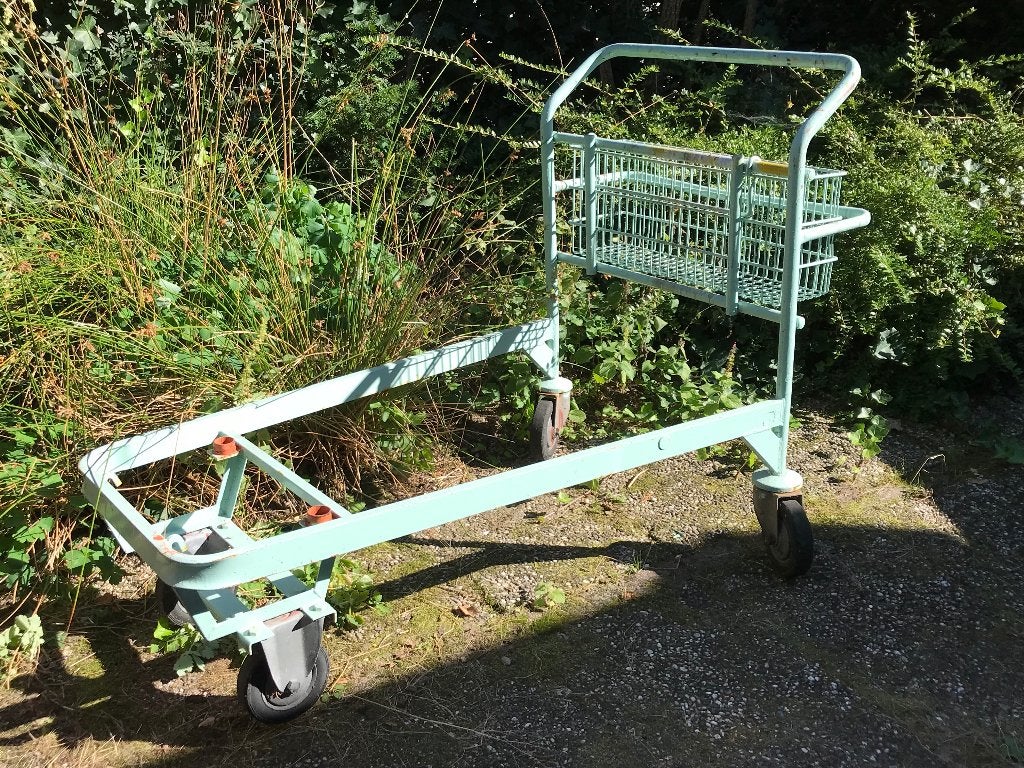 Vintage industriële transportkar, 100 liter of meer, Ophalen, Gebruikt, Transportkar