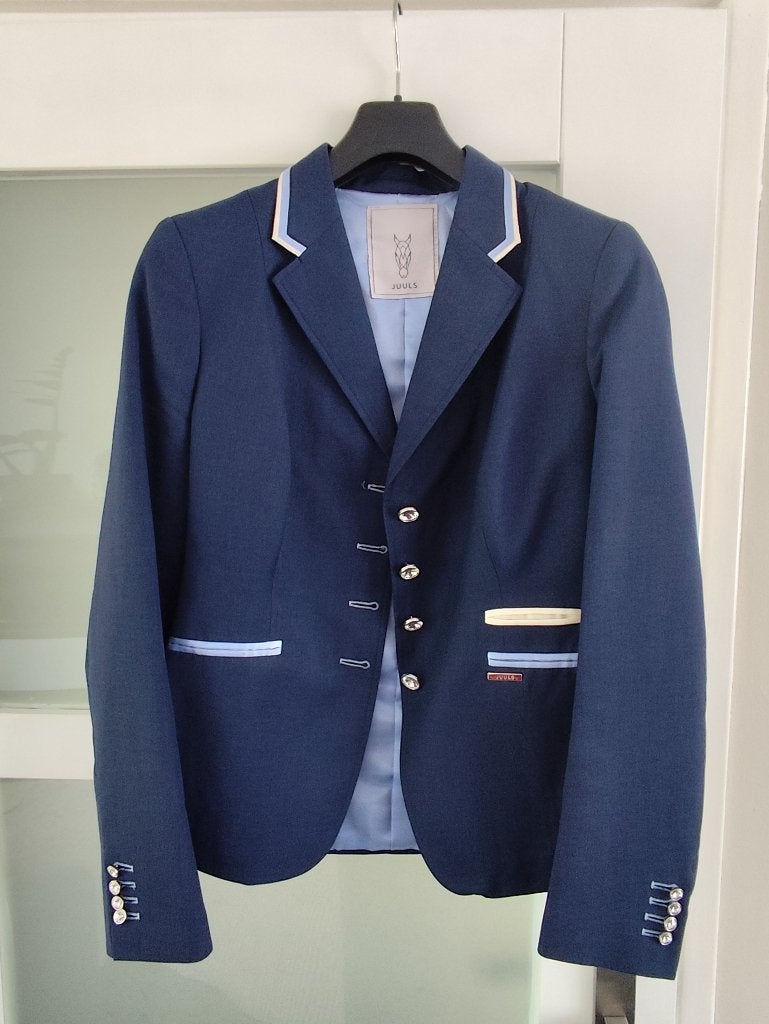 Rijjasje -wedstrijdjasje, Dieren en Toebehoren, Paardrijkleding, Dressuur, Ophalen of Verzenden, Zo goed als nieuw, Dames