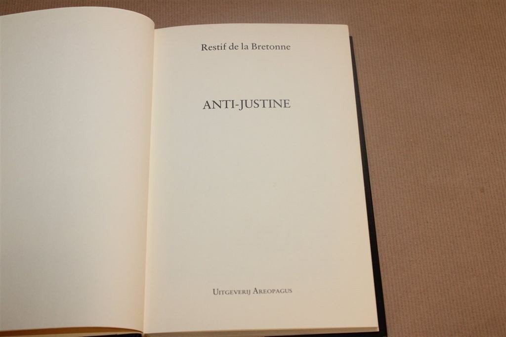 Anti-Justine — Restif de la Bretonne Erotische Klassieker, Ophalen of Verzenden, Gelezen