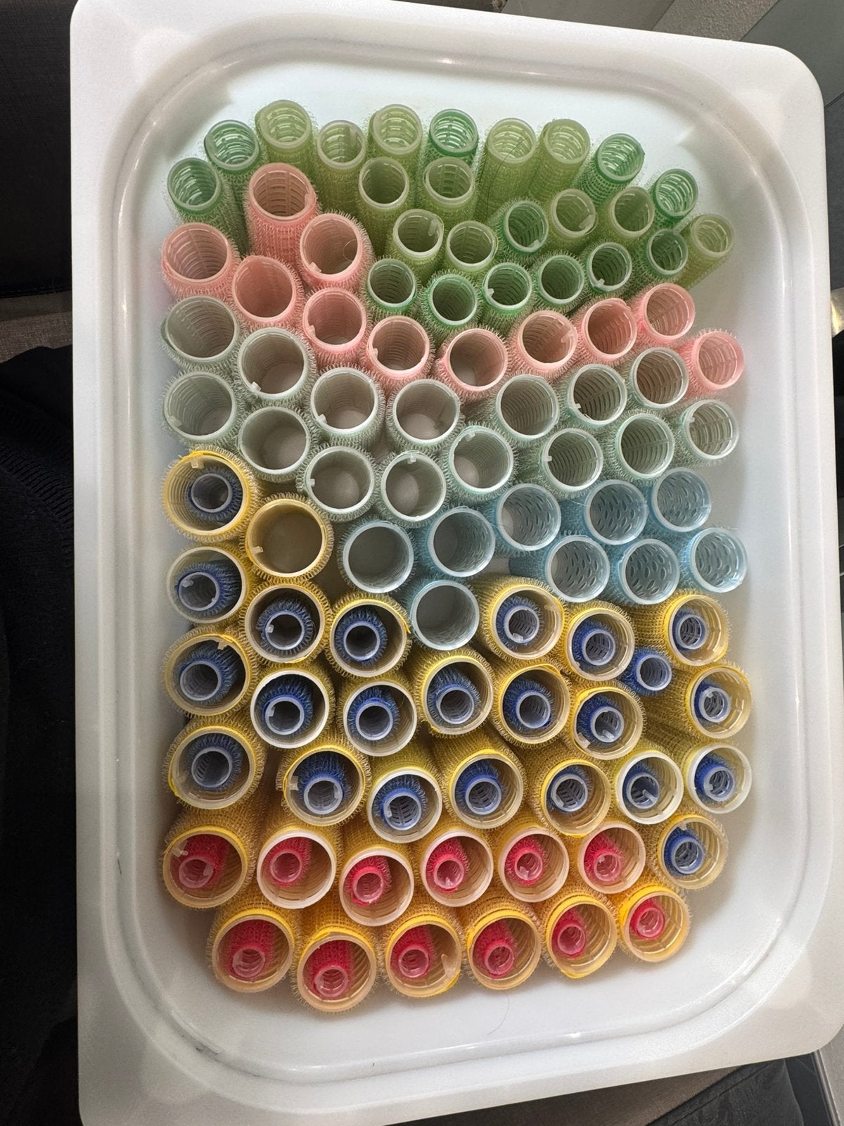 Haar rollers 9 verschillende set, Ophalen, Zo goed als nieuw, Staal