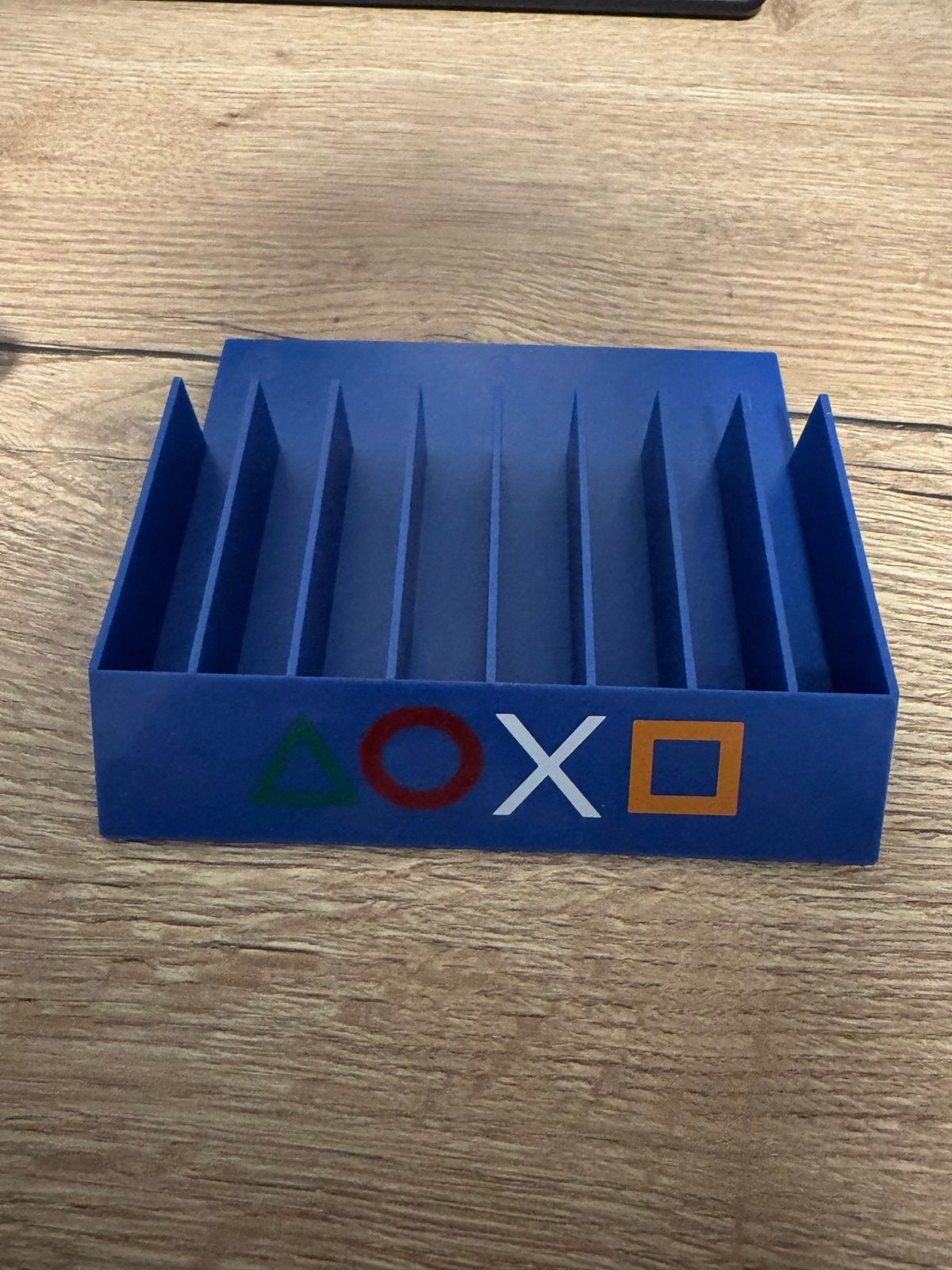 PlayStation Gamehouder / Opberger - Blauw met logo, Ophalen, Zo goed als nieuw, Overige typen, PlayStation 1