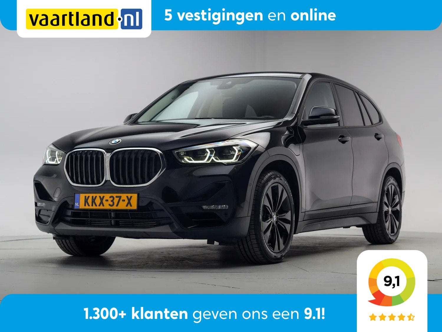 BMW X1 xDrive 25e Executive Aut. [ LED Navi prof. Stoelverwa, Auto's, BMW, Gebruikt, 750 kg, Zwart, 59 km/l