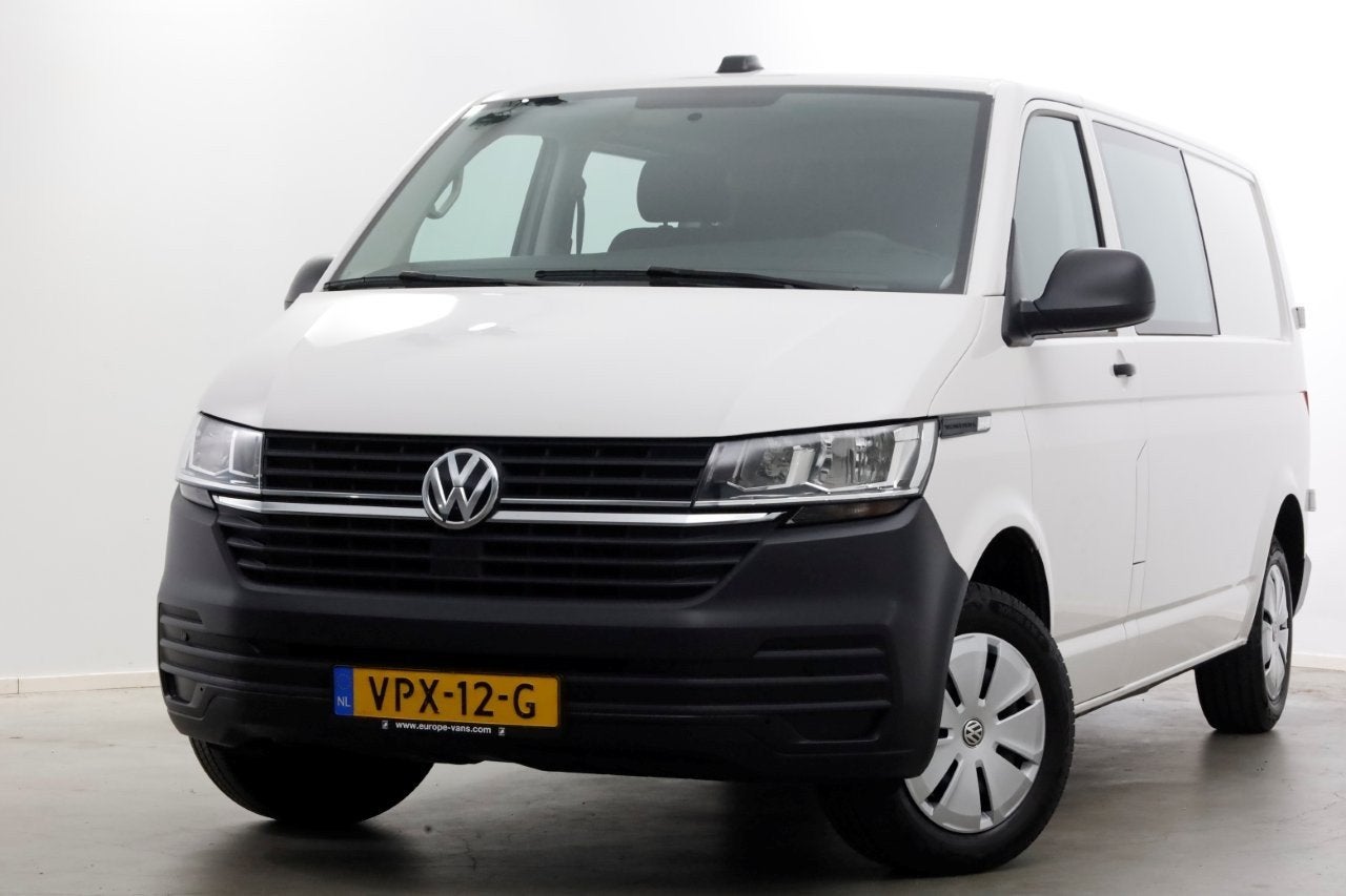 Volkswagen Transporter T6.1 2.0 TDI Lang D.C. Airco/Navi/Sto, Voorwielaandrijving, Dealer onderhouden, Gebruikt, Euro 6
