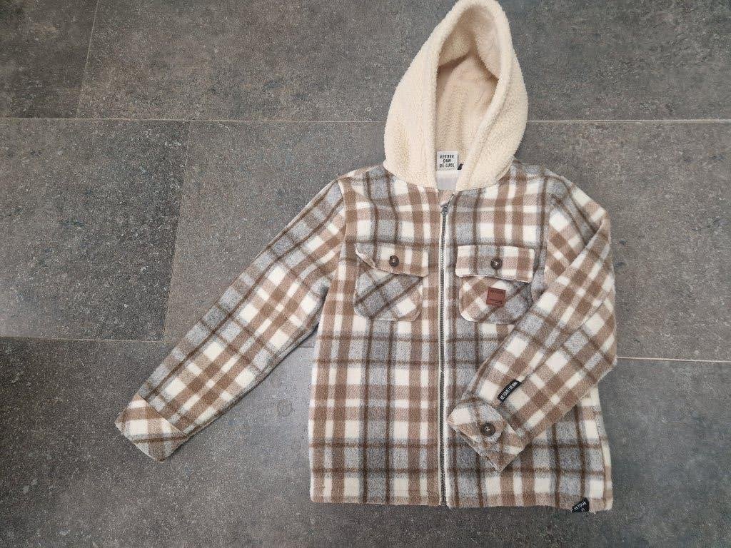 Retour Jeans Fonzo flannel jacket, maat 134/140, Kinderen en Baby's, Ophalen of Verzenden, Zo goed als nieuw, Retour Jeans, Jongen
