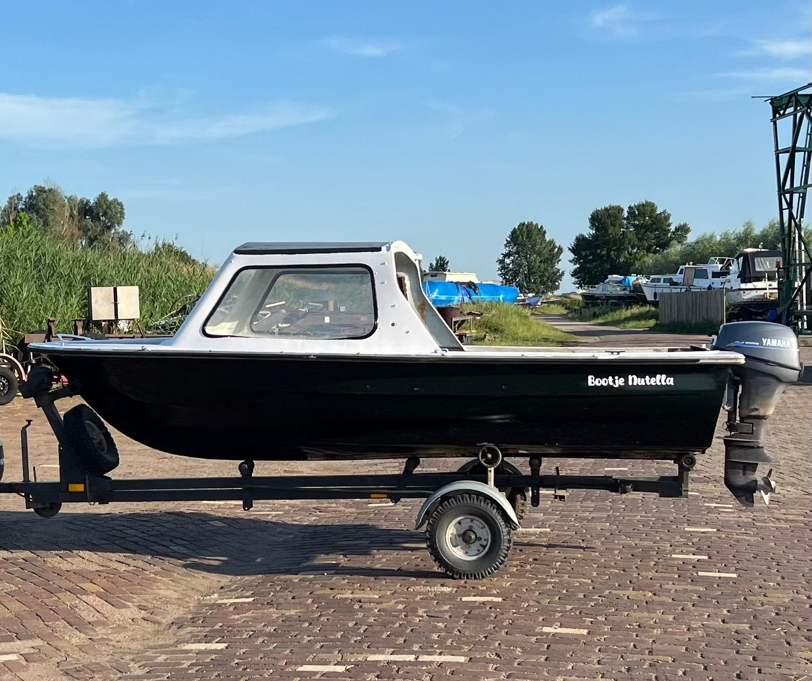Placom kajuitbootje incl yamaha motor. Loopt goed!, Ophalen, Gebruikt, Overige typen