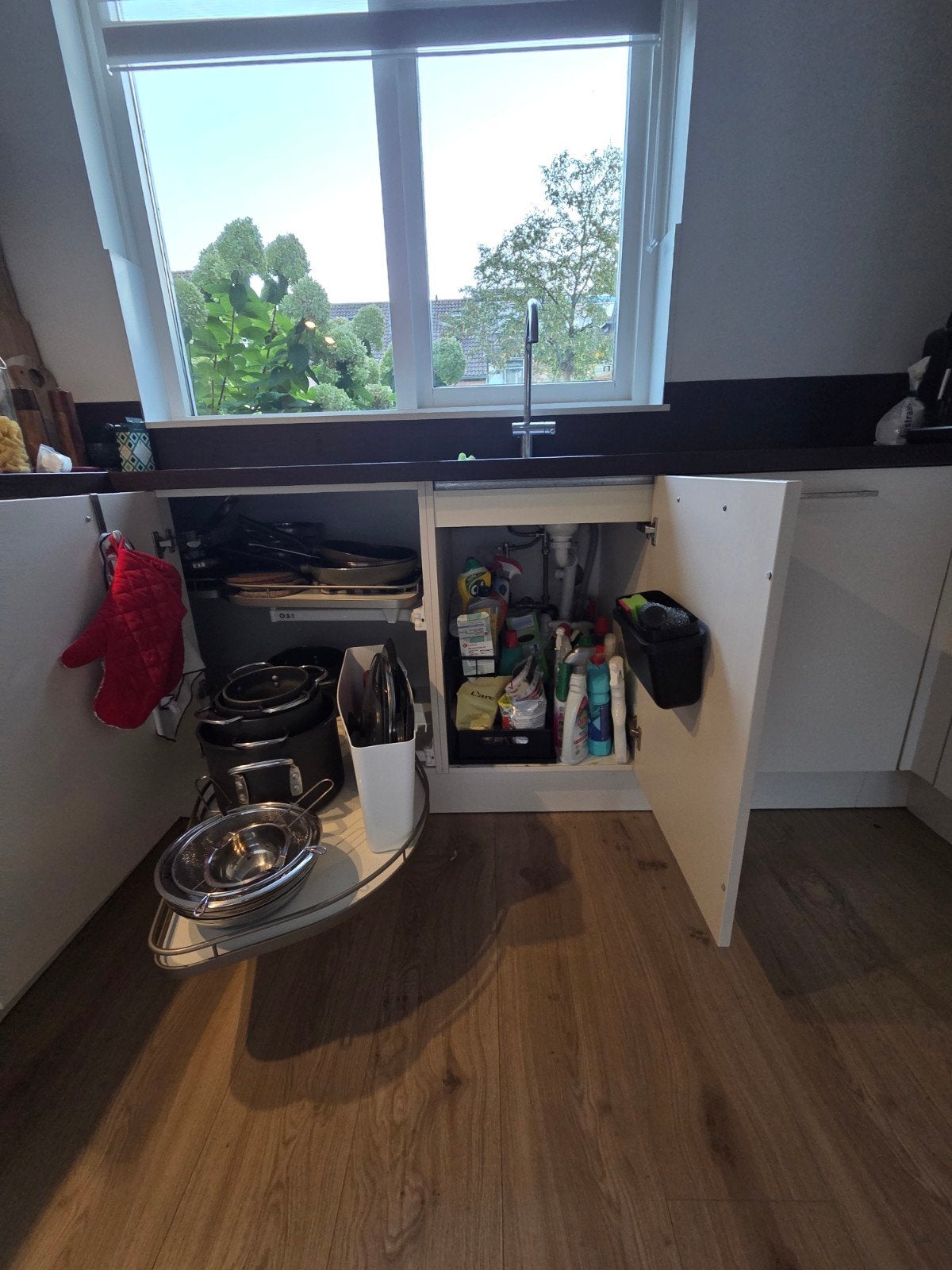Lemans kast te koop, Huis en Inrichting, Ophalen, Gebruikt, 50 tot 100 cm, 25 tot 50 cm