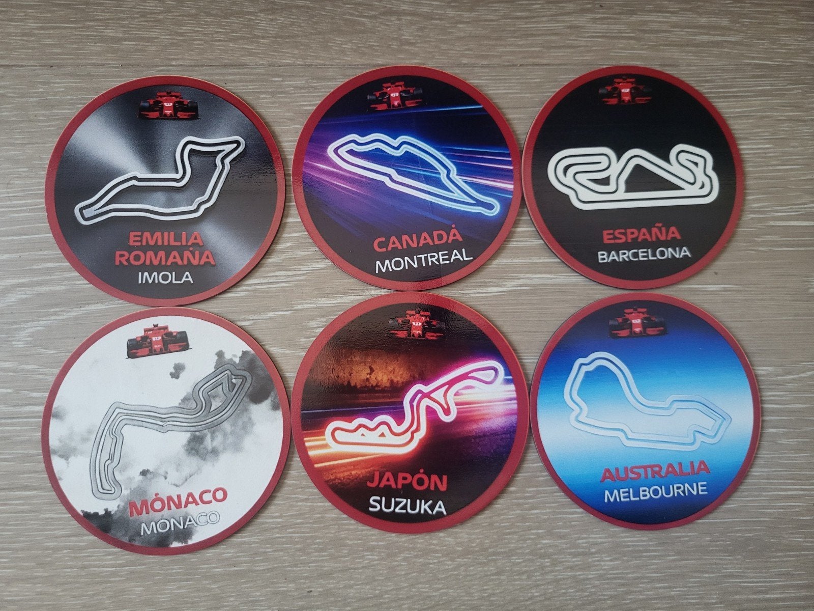 Formule 1 Onderzetters - Circuit Collectie, Ophalen of Verzenden, Nieuw, Formule 1