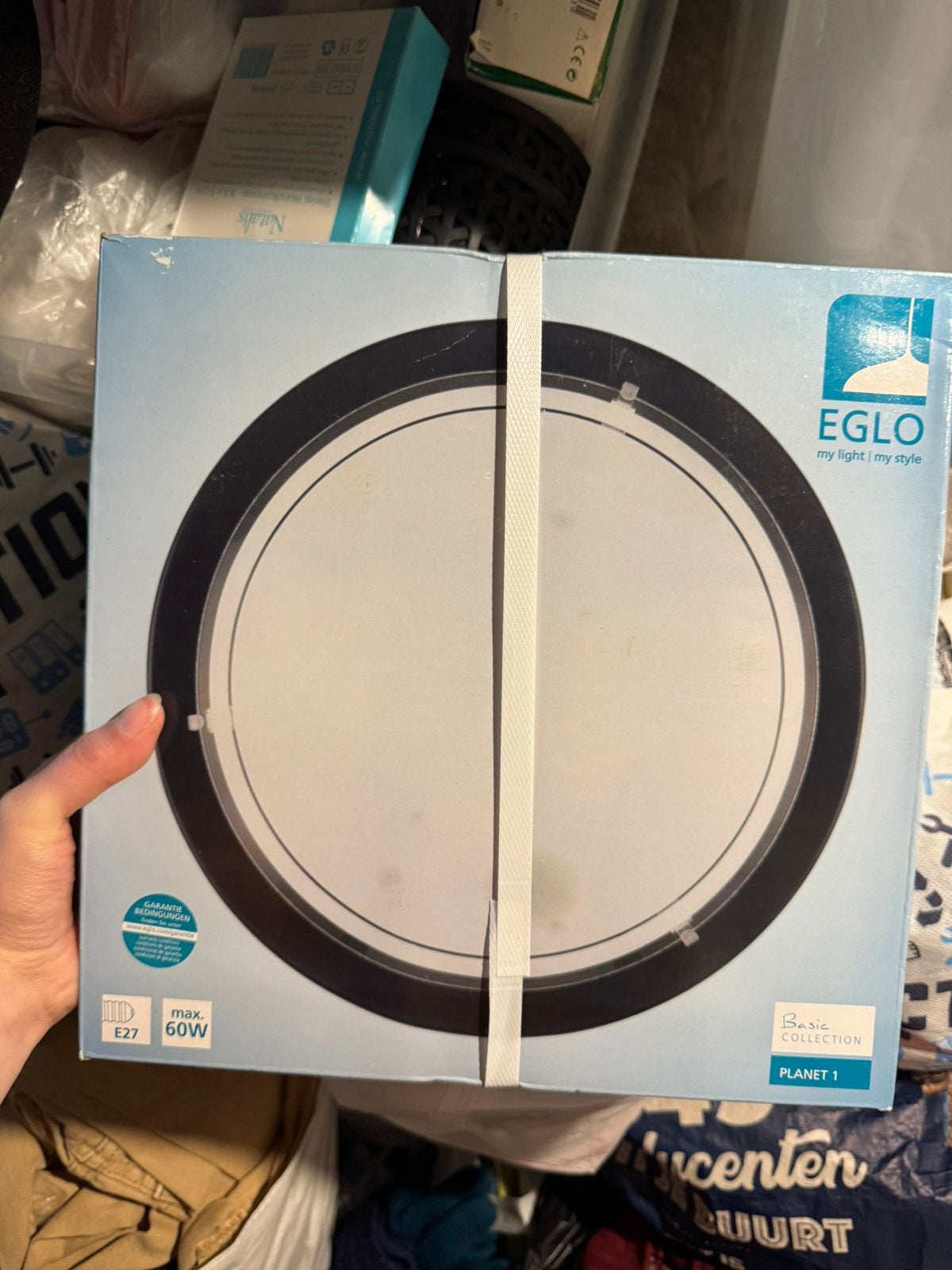 Zwarte lamp, Ophalen of Verzenden, Zo goed als nieuw