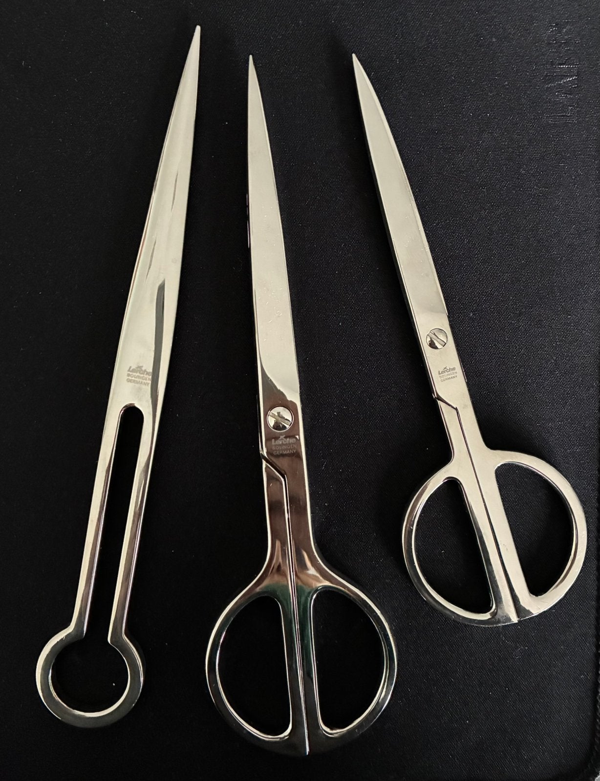 Lerche Solingen design bureauset briefopener en scharen, Ophalen, Gebruikt