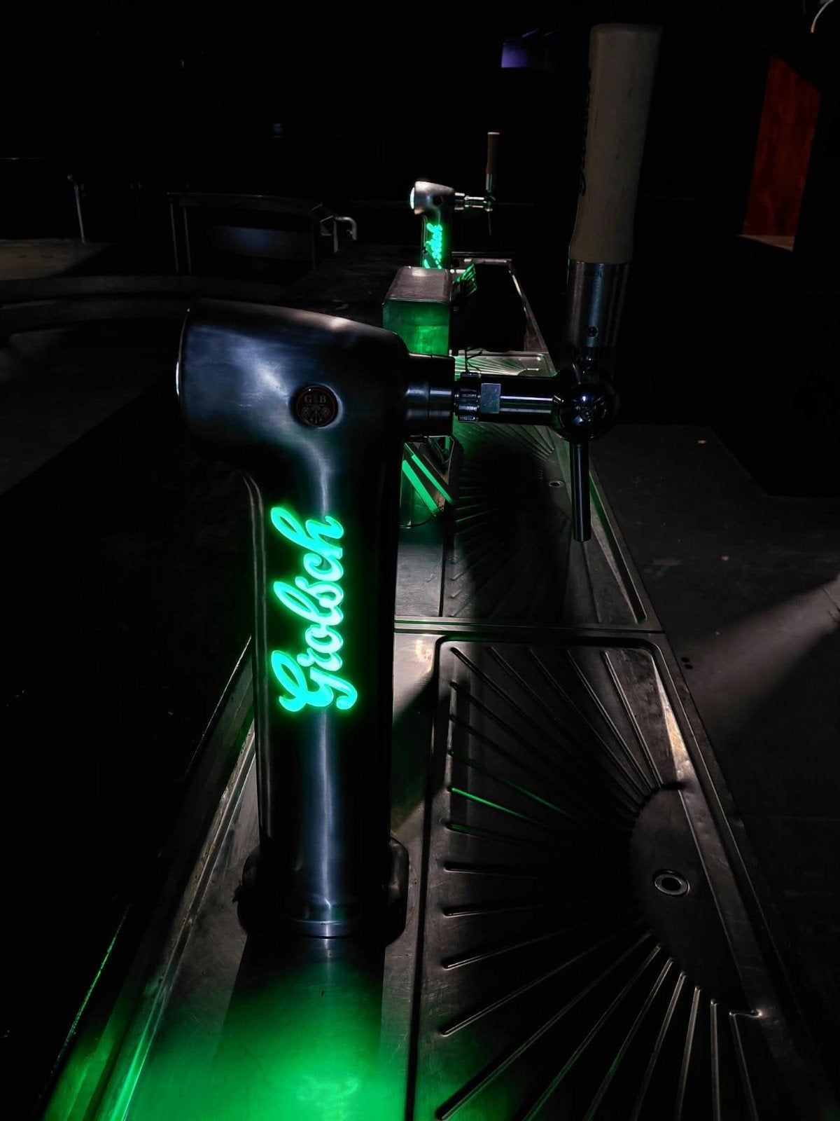 Grolsch tapkraan met verlichting, Ophalen of Verzenden, Gebruikt