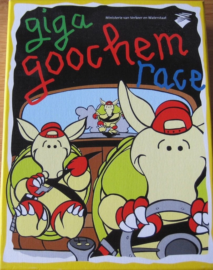 Giga Goochem Race - snelste kaartspel ter wereld - 2004, Een of twee spelers, Ophalen of Verzenden, Zo goed als nieuw, Identity Games