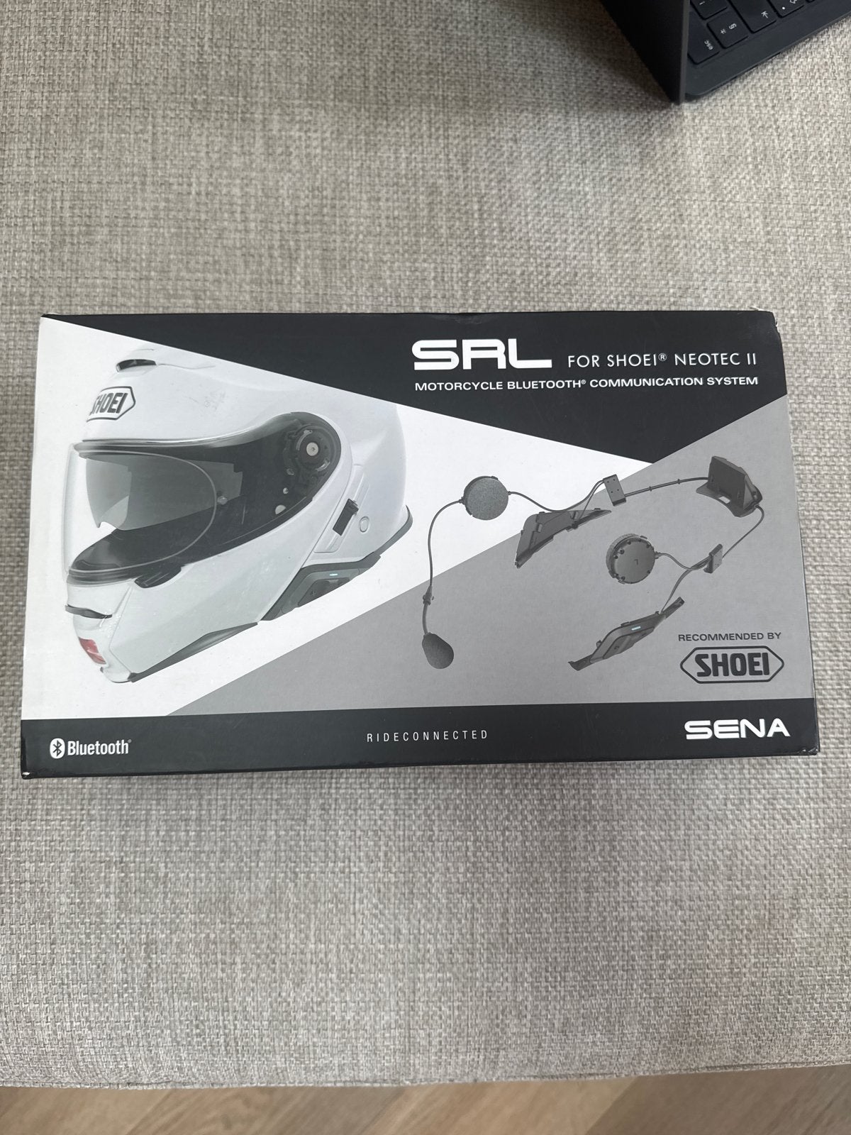Shoei SRL Neotec 2 Sena Bluetooth Communicatie Systeem, Ophalen of Verzenden, Gebruikt