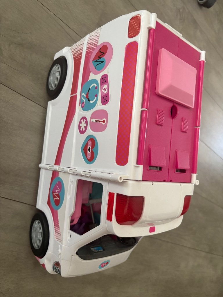 Barbie ambulance, Ophalen, Zo goed als nieuw
