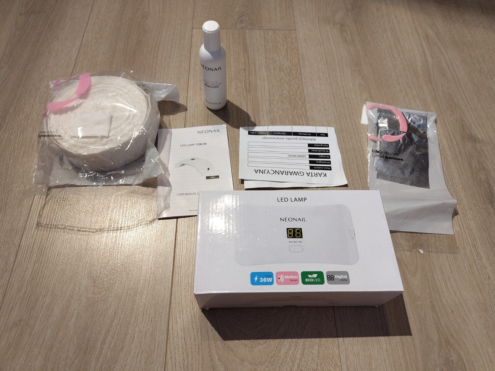 Neonail set met vele extra's, Ophalen of Verzenden, Gebruikt, Handen en Nagels, Toebehoren