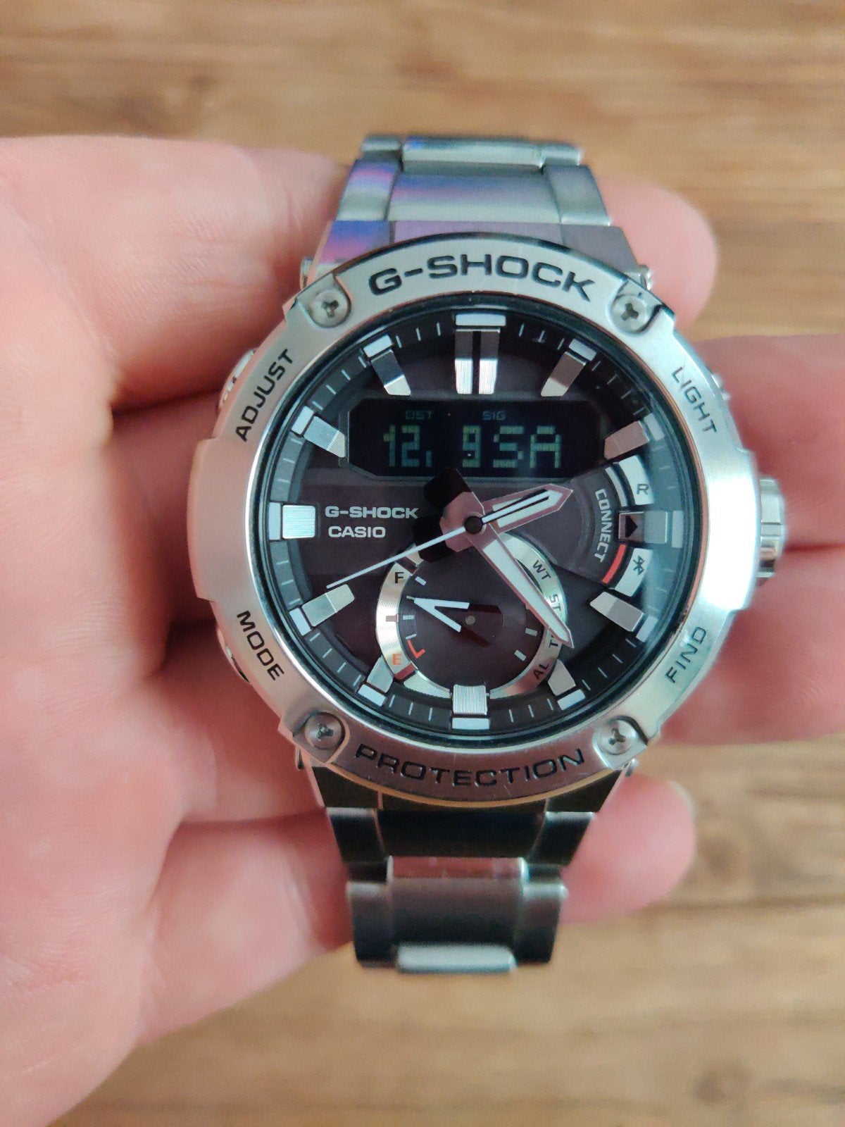 Casio G-Shock GST-B200D-1AER, Sieraden, Tassen en Uiterlijk, Staal, Polshorloge, Ophalen of Verzenden, Staal