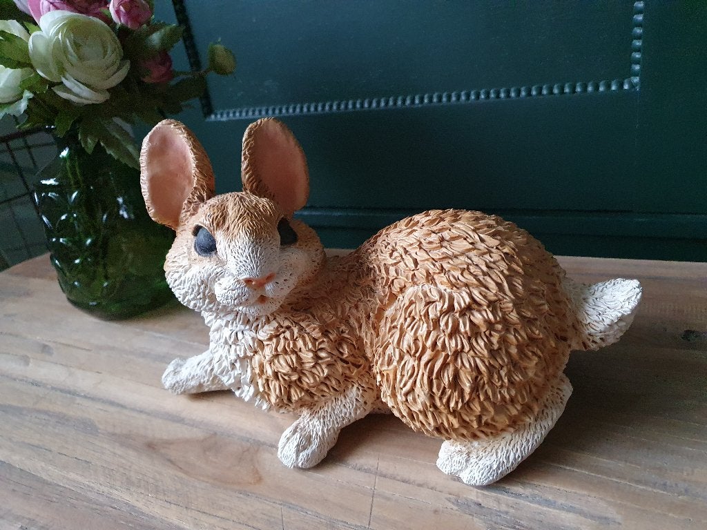 Tuinbeeld haas, *, Dierenbeeld, Kunststof, *