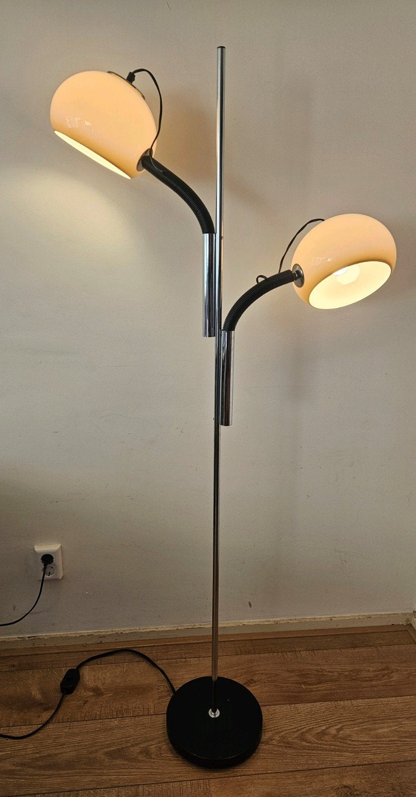 Vintage Dijkstra vloerlamp, Huis en Inrichting, Lampen | Vloerlampen, Ophalen, Gebruikt, Dijkstra, vintage, retro, E27 (groot)