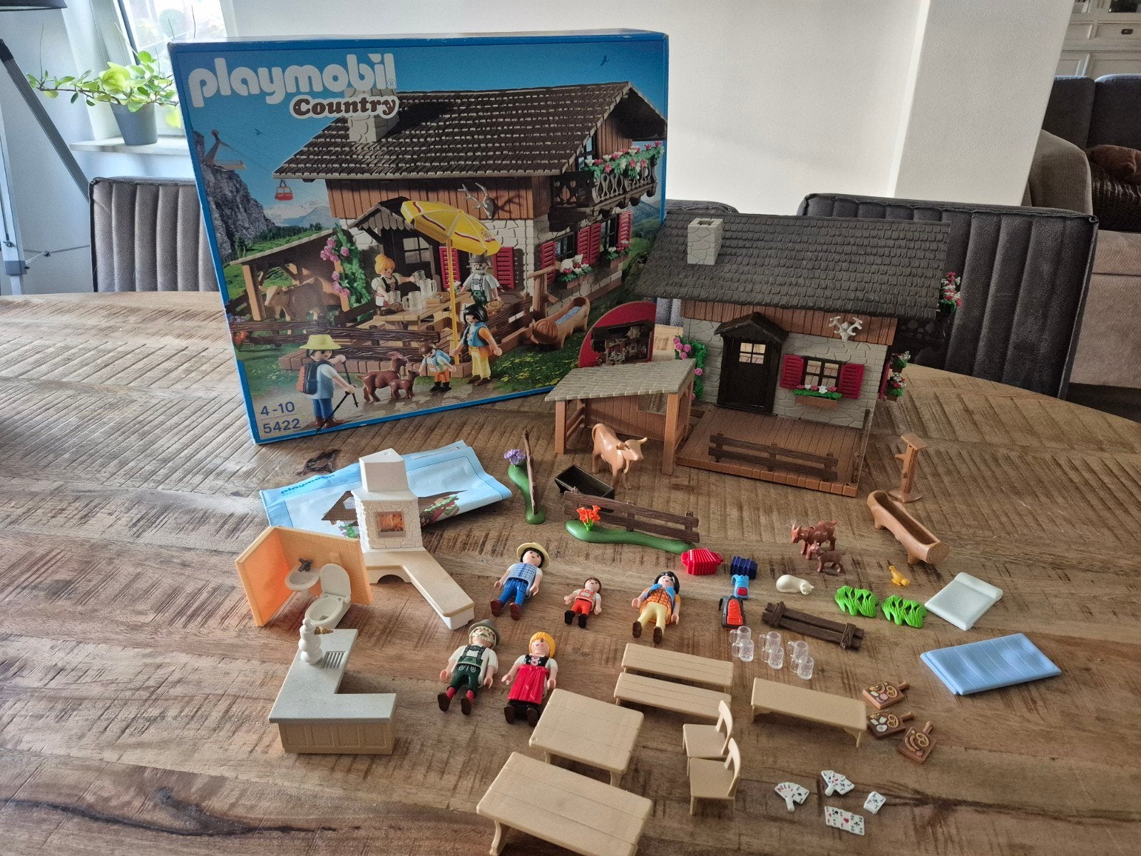 playmobile country berghut 5422, Gebruikt, Complete set, Overige typen, Ophalen of Verzenden