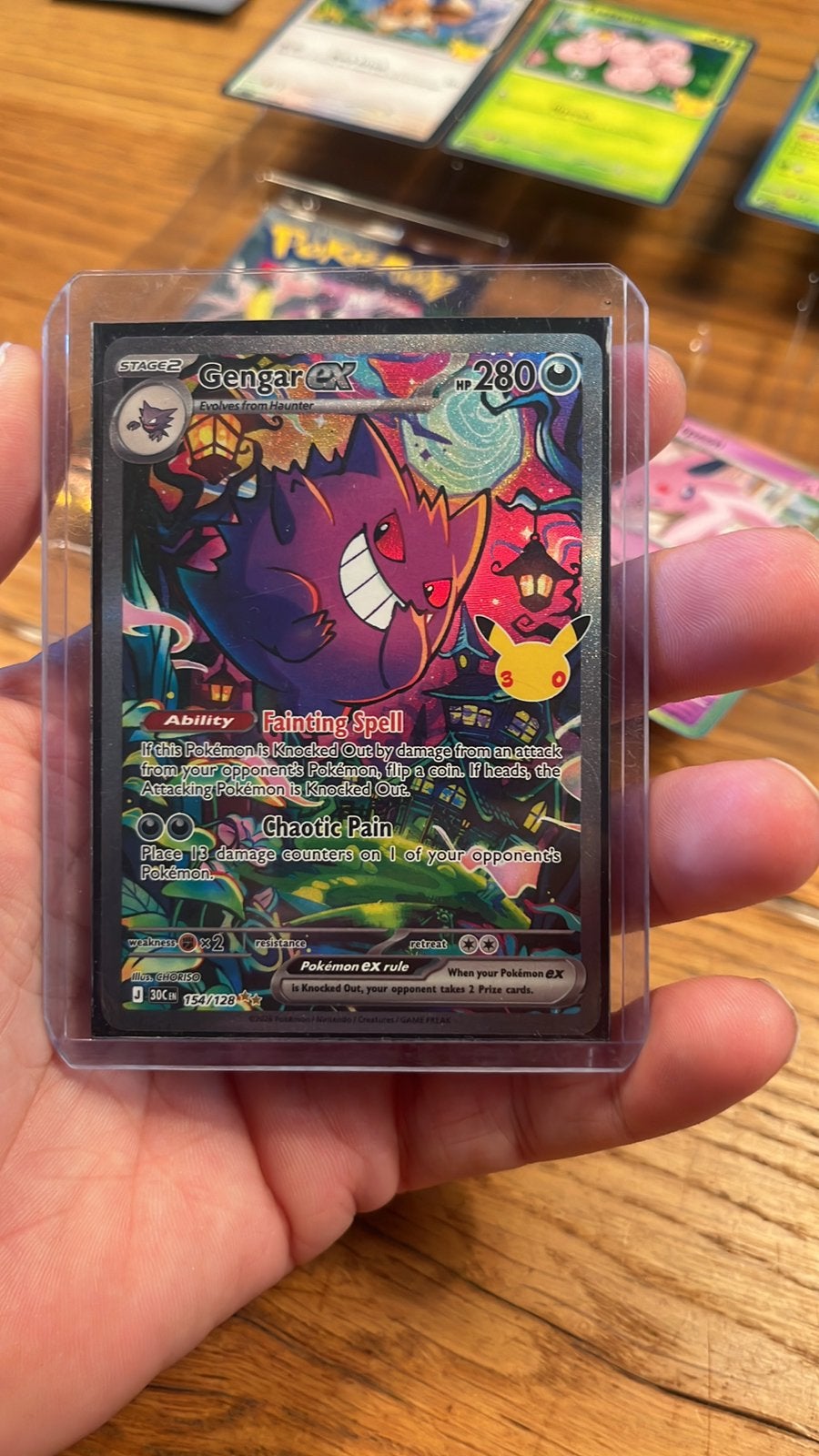 Gengar EX 154/128 30th celebration, Ophalen, Nieuw, Losse kaart
