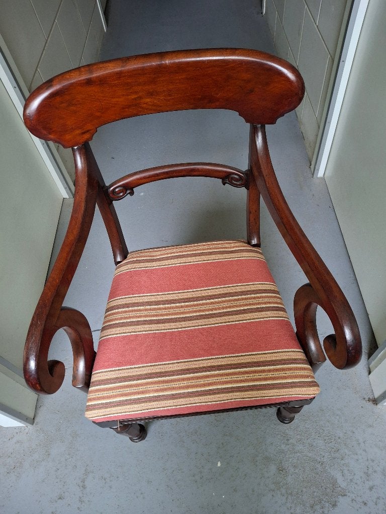 mahonie,stoel,biedermeier,hout,meubel,, Ophalen