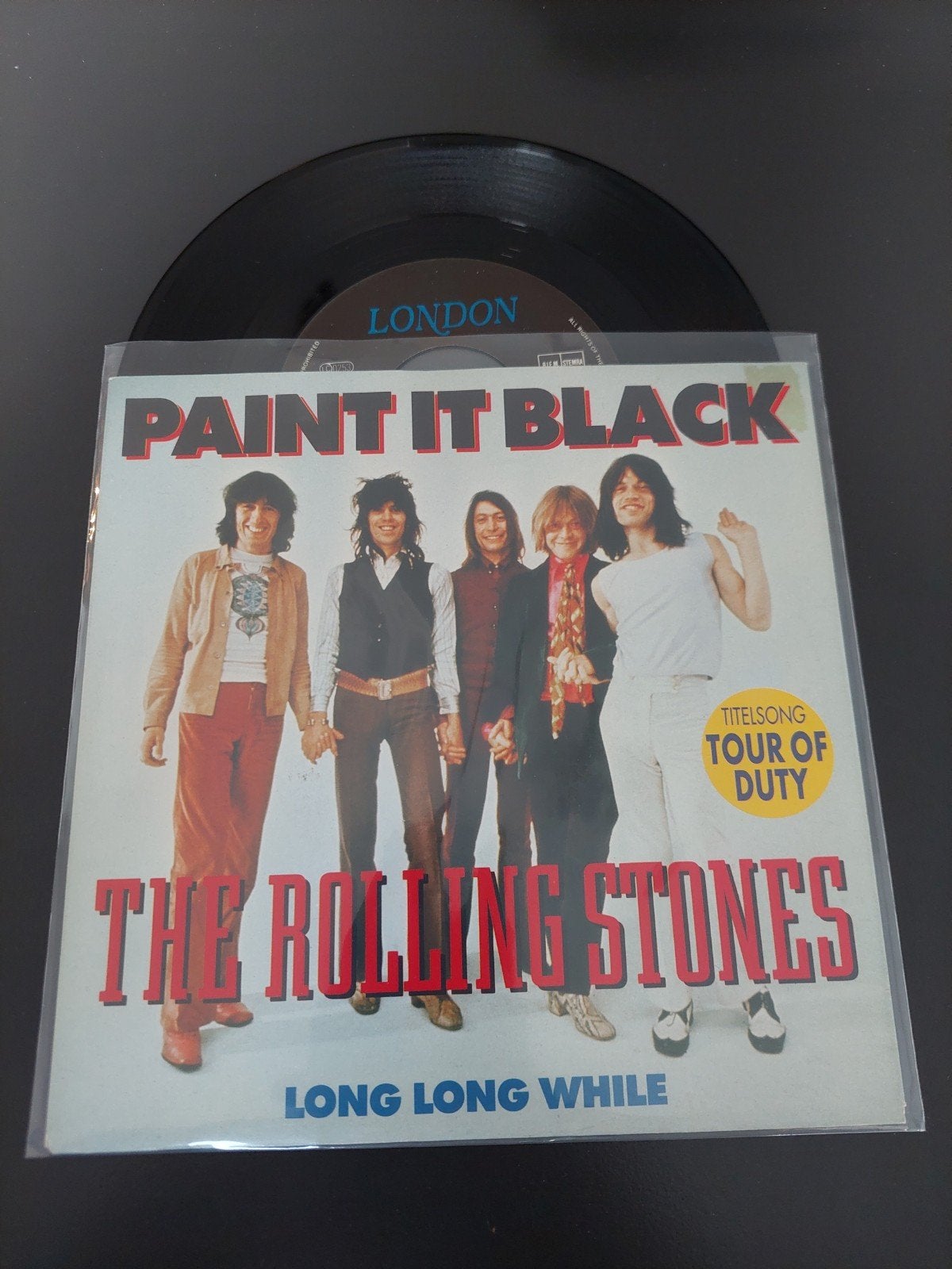 the Rolling Stones paint it black, Cd's en Dvd's, Ophalen of Verzenden, Gebruikt, 7 inch