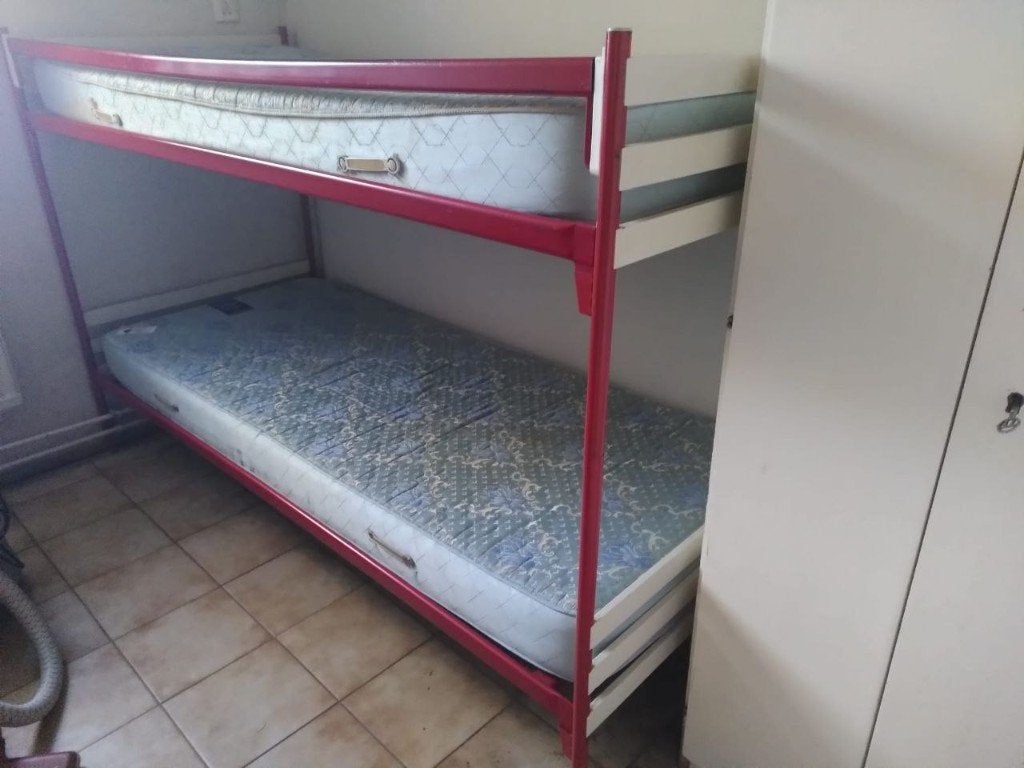 Stapelbed, Huis en Inrichting, Ophalen, Gebruikt, Tweepersoons, Minder dan 160 cm