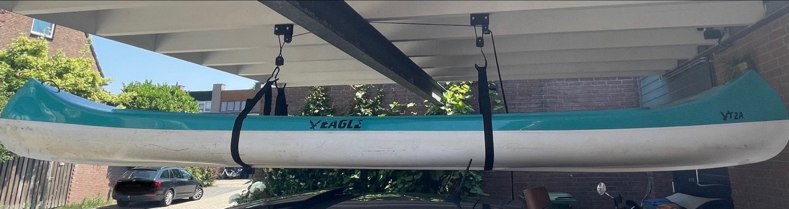 X-Eagle Canadese Kano/Kajak - Ideaal voor een gezin, Watersport en Boten, Kajaks, Ophalen, Gebruikt, 3-persoons of meer