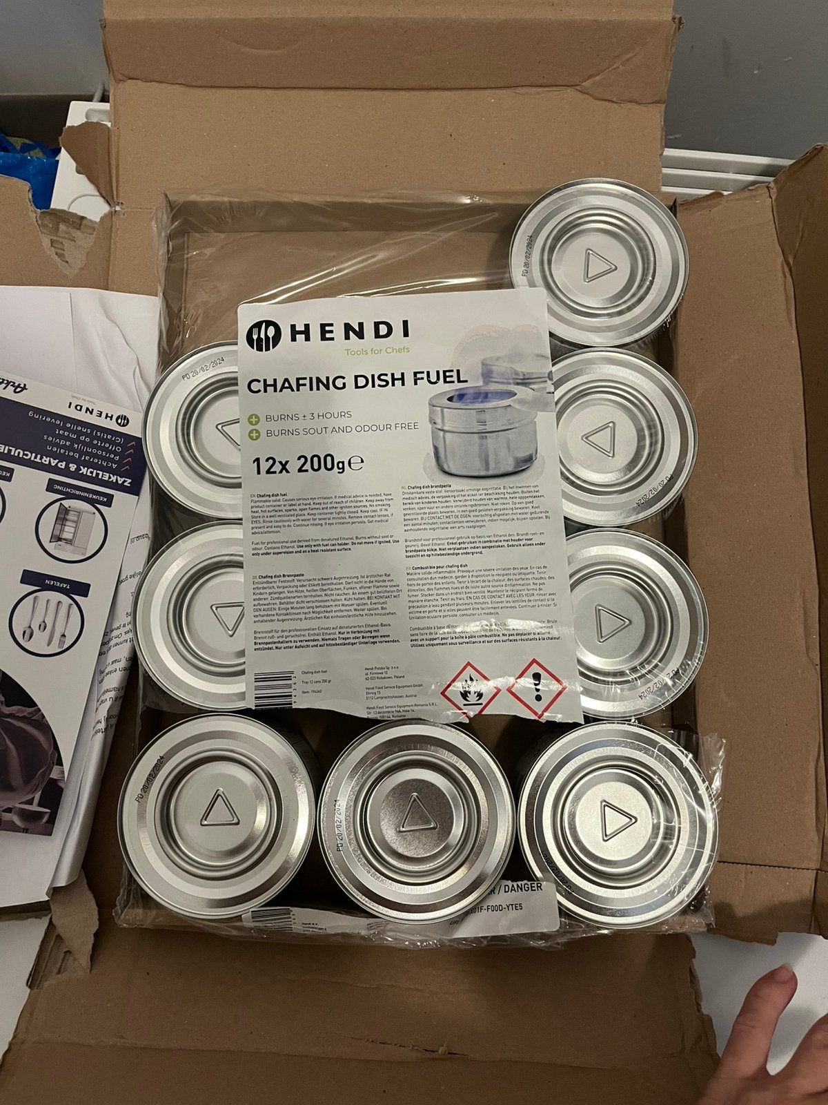 Brandpasta voor chaging dish 10 stuks, Ophalen of Verzenden, Nieuw