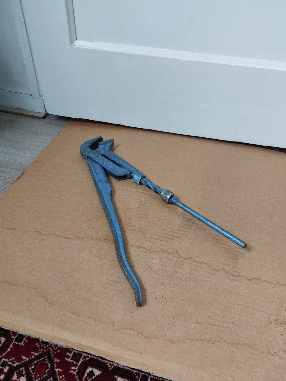 Robuuste blauwe Gedore Germany pijptang, ideaal voor het vas, Ophalen of Verzenden