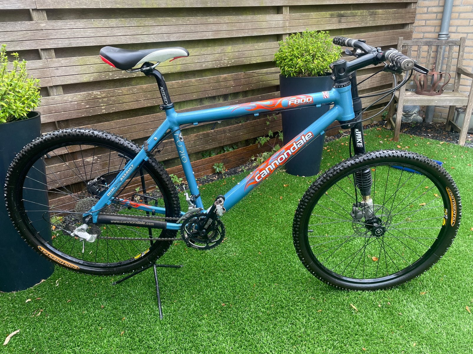 Cannondale f800 lefty, 26 inch, Zo goed als nieuw, Meer dan 20 versnellingen, Ophalen