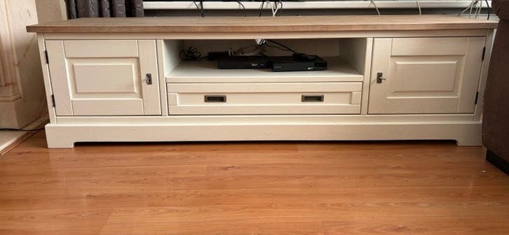 Tv meubel landelijk, Ophalen, Zo goed als nieuw, 25 tot 50 cm, Minder dan 100 cm