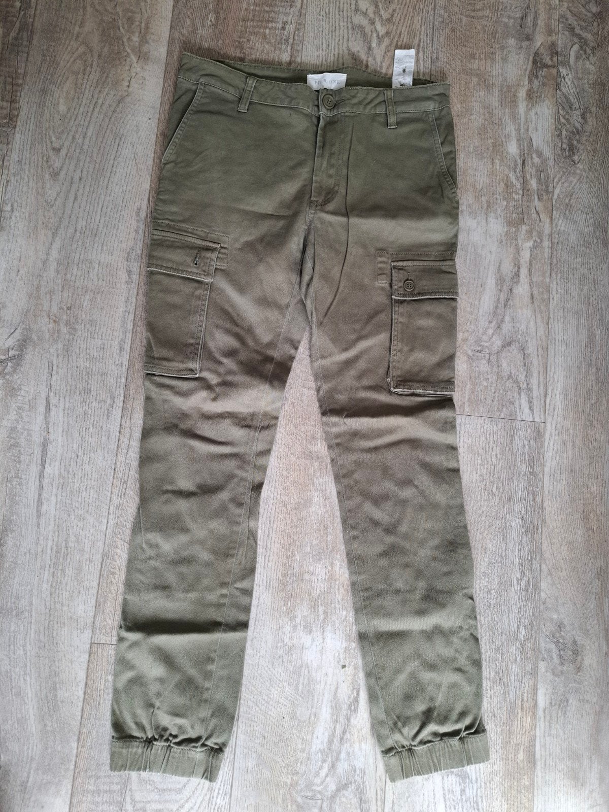 Pier One cargo broek maat 28 (S) groen, Ophalen of Verzenden, Zo goed als nieuw, Groen