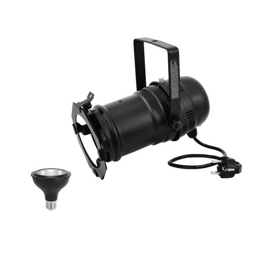 EUROLITE Set PAR-30 Spot sw + PAR-30 230V COB 12W E-27, Muziek en Instrumenten, Geluidgestuurd, ., Nieuw, Ophalen of Verzenden