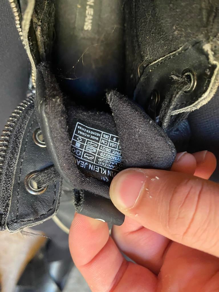 Calvin Klein schoenen, Kleding | Dames, Schoenen, Ophalen, Gedragen, Zwart, Sneakers of Gympen