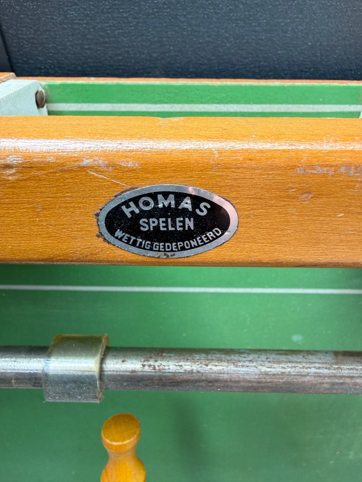 Vintage Homas Voetbalspel - Eyecatcher & Speelplezier!, Ophalen, Gebruikt, Jongen of Meisje, Gijpsvintage