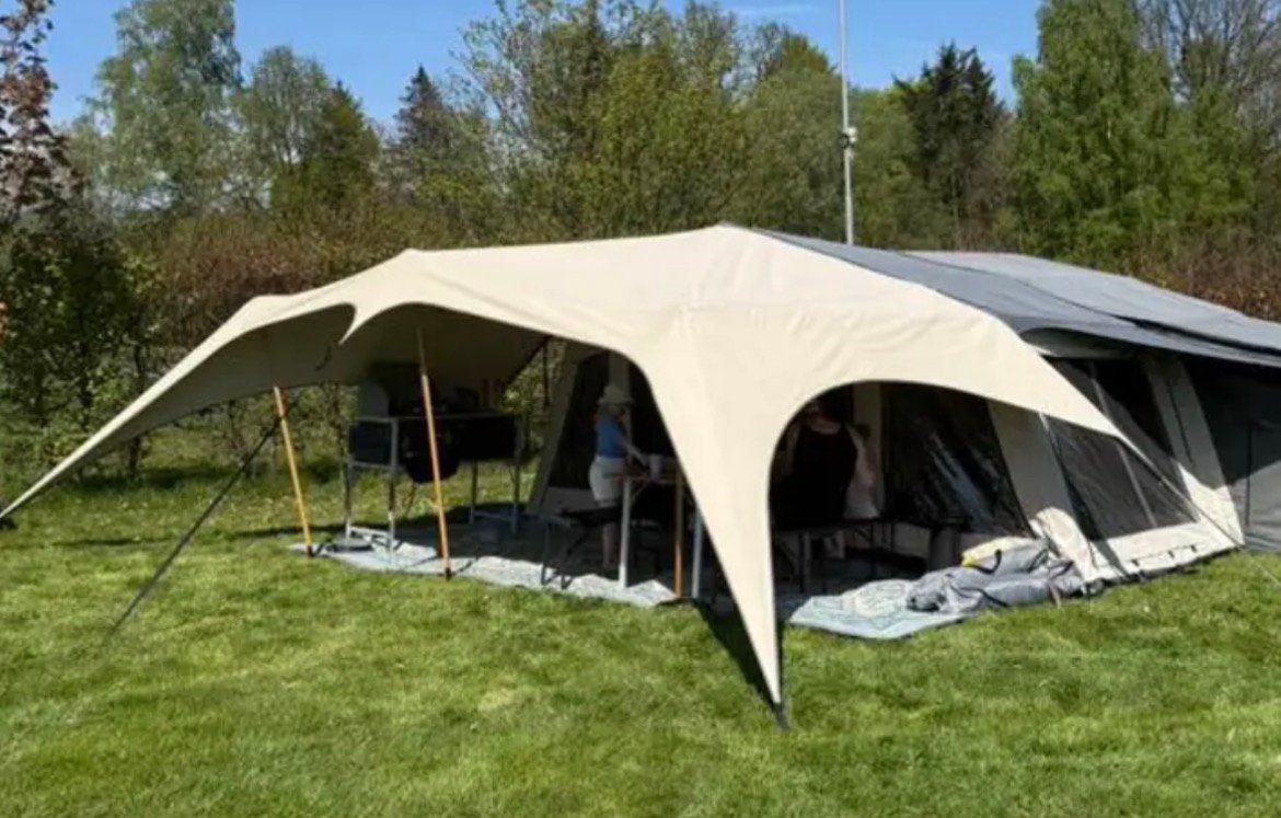 ~ GEZOCHT ~Extra trekking luifel Campooz Lazy Jack 2020, Ophalen of Verzenden, Zo goed als nieuw