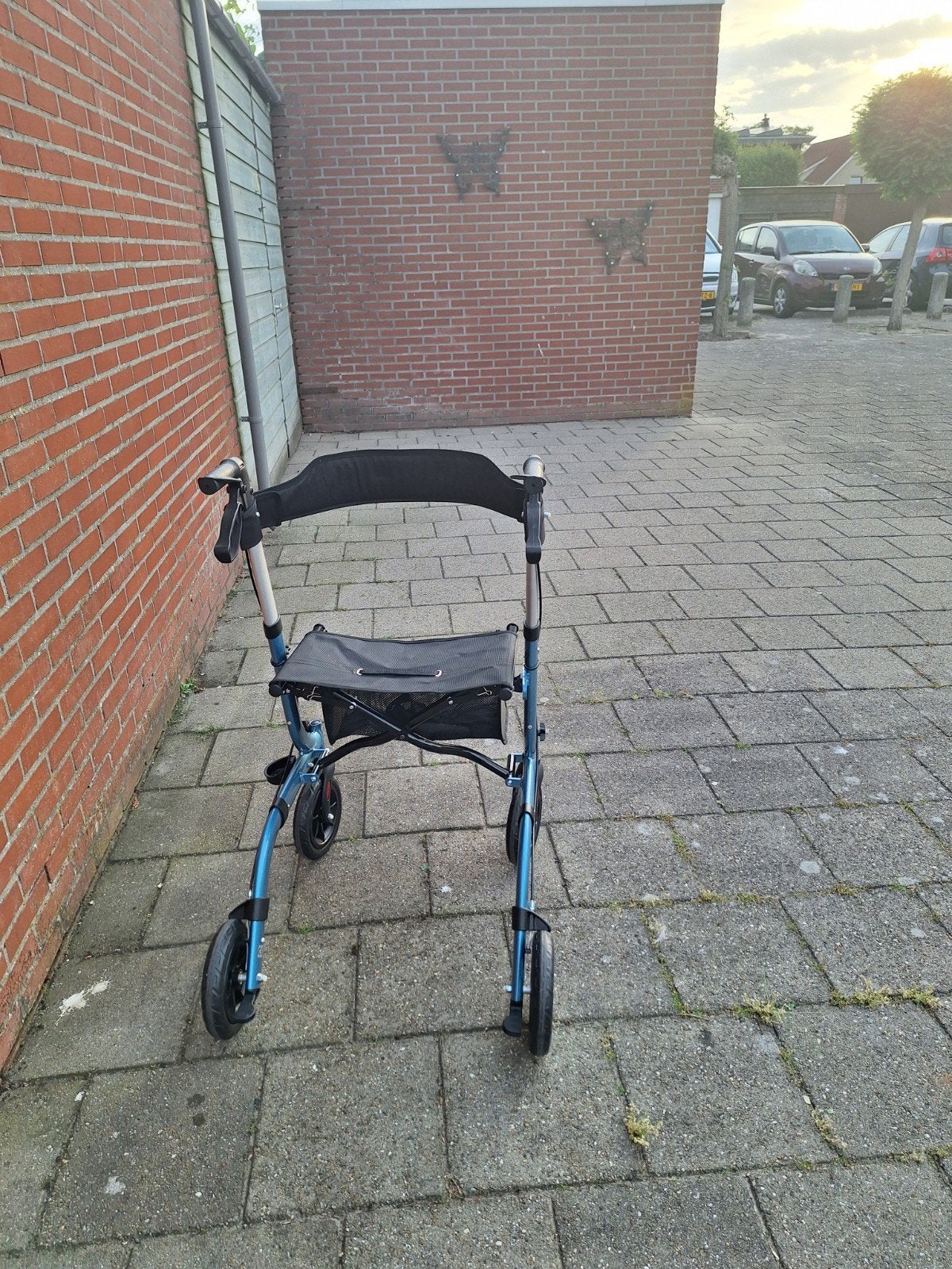 Rollator blauw bj 2026, Ophalen, Opvouwbaar, Nieuw