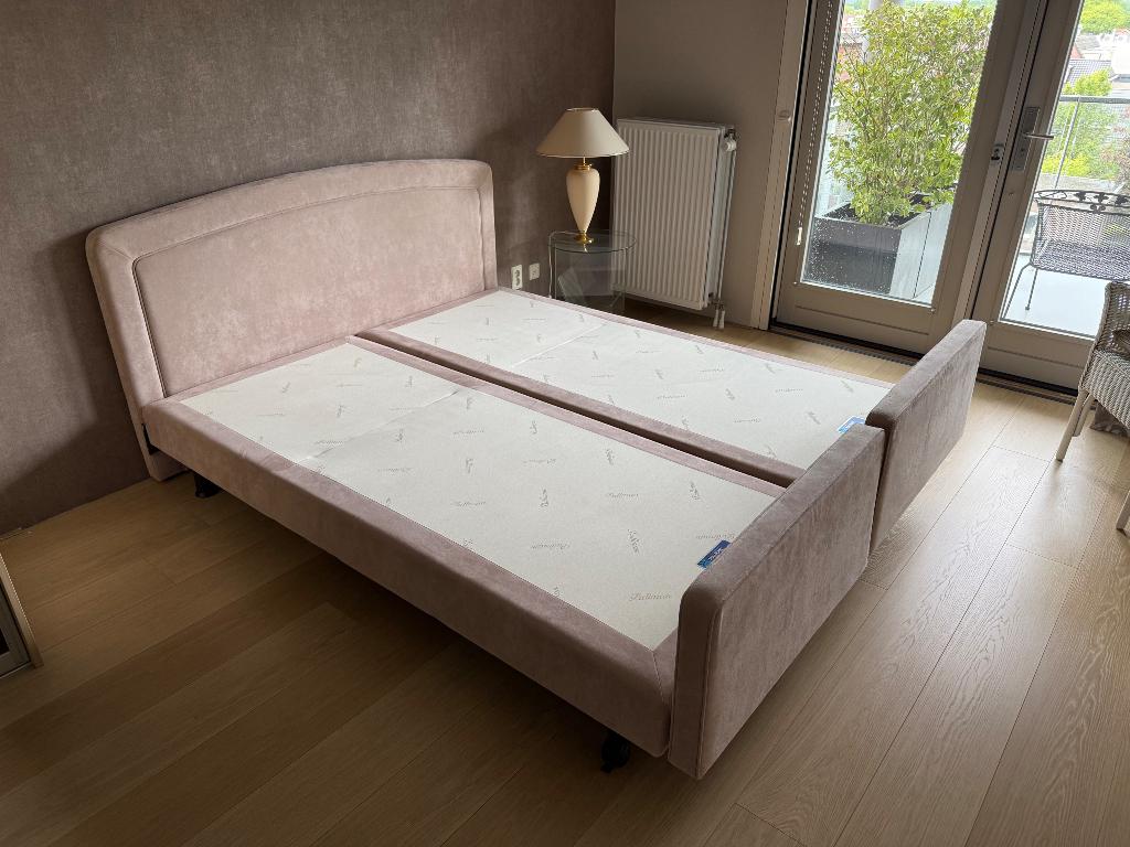 Luxe Pullman boxspring bed 180 x 210 elektrisch bedienbaar, Ophalen, Overige kleuren, 210 cm, Tweepersoons