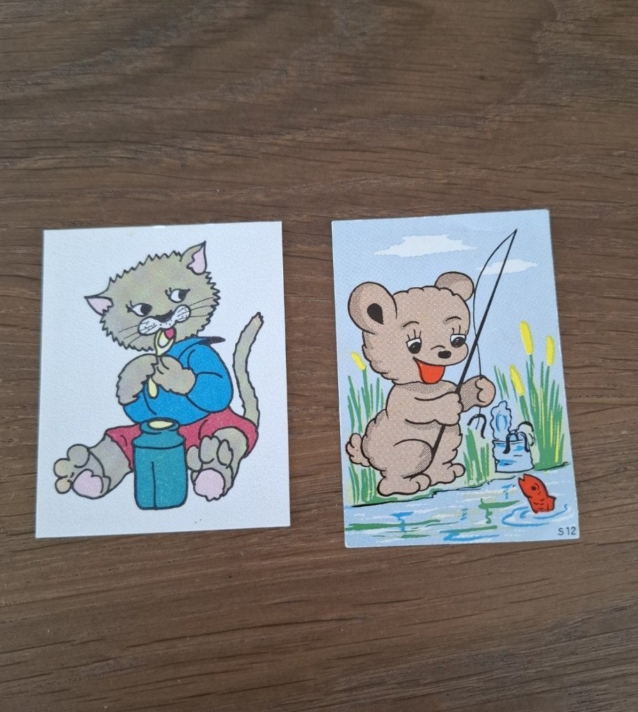 2 dierenplaatjes, Ophalen of Verzenden, Nieuw, Plaatje