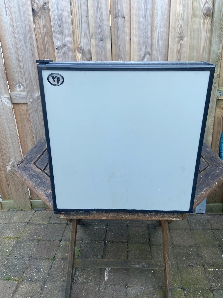 camping koelkastje 220 volt, Ophalen, Minder dan 75 liter, Zonder vriesvak, Gebruikt