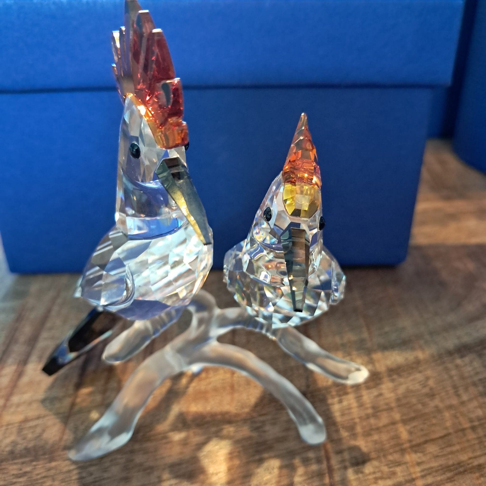 Swarovski Hoppen Kristallen Beeldje - Prachtig Paar, Verzamelen, Ophalen of Verzenden, Zo goed als nieuw, Figuurtje