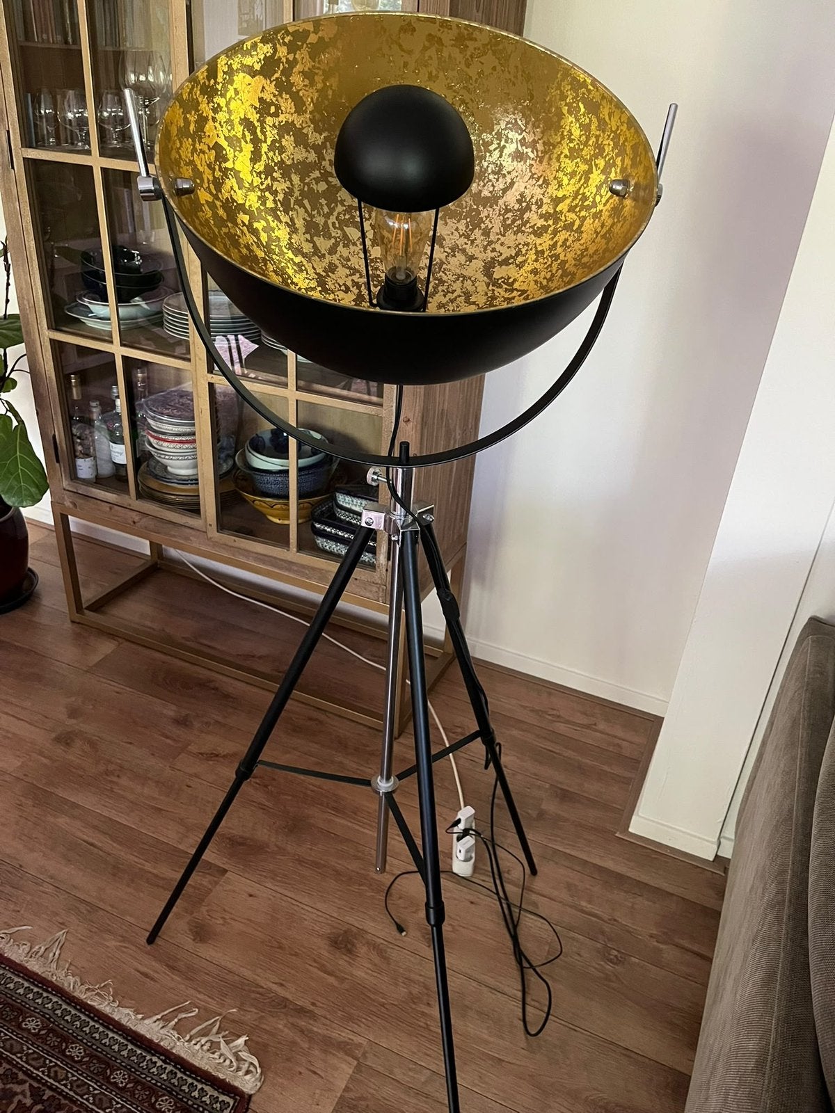 Qazqa industrieel design vloerlamp, Ophalen, Zo goed als nieuw, 150 tot 200 cm