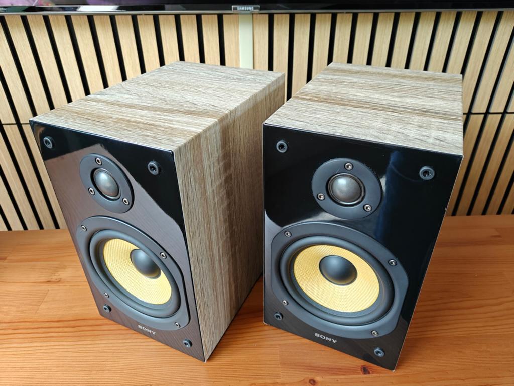 Sony SS-CG1 stereo luidsprekers, Audio, Tv en Foto, Ophalen, 60 tot 120 watt, Front, Rear of Stereo speakers, Sony